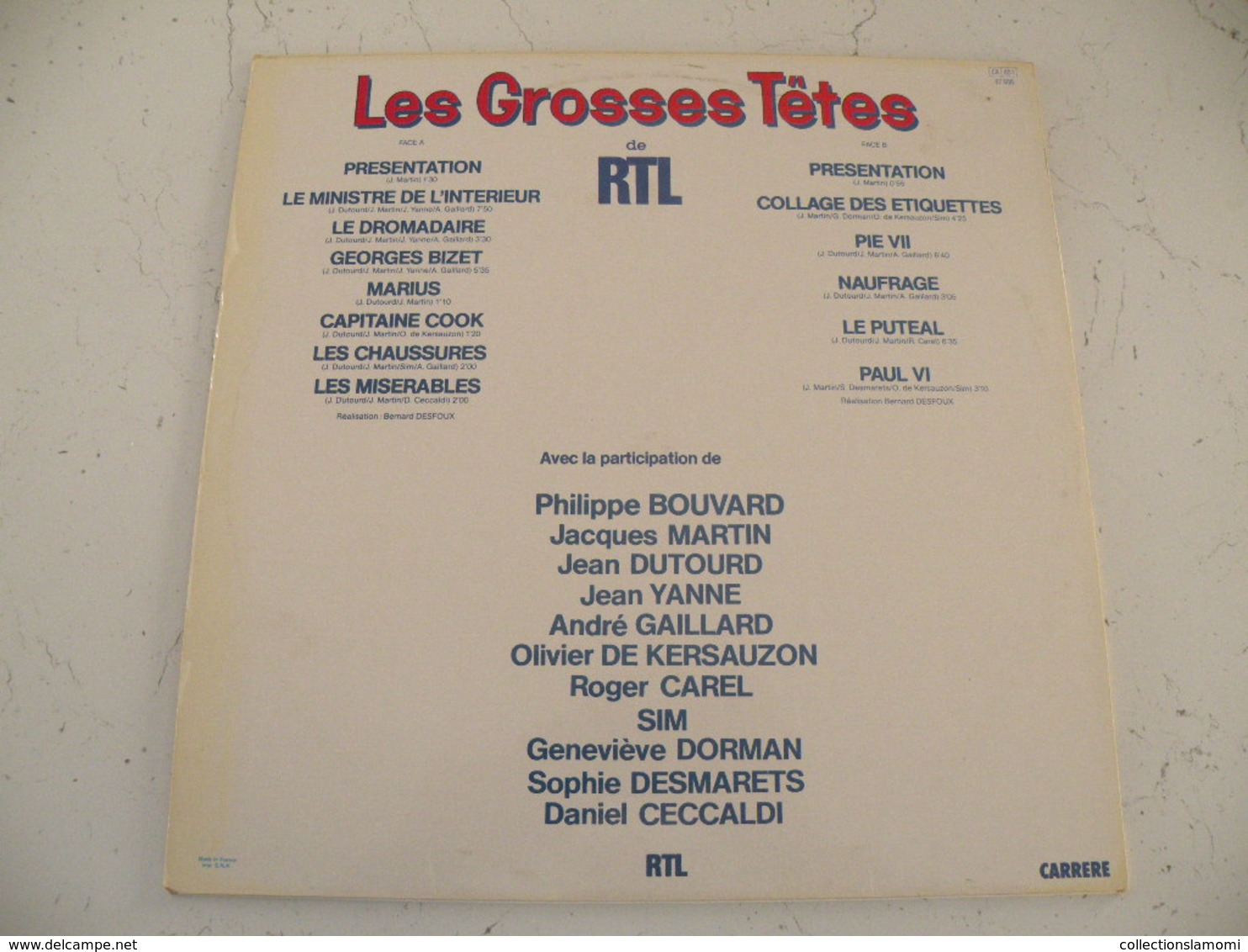 Les Grosses Têtes De RTL 1981 -  (Titres Sur Photos) - Vinyle Album 33T - Other & Unclassified