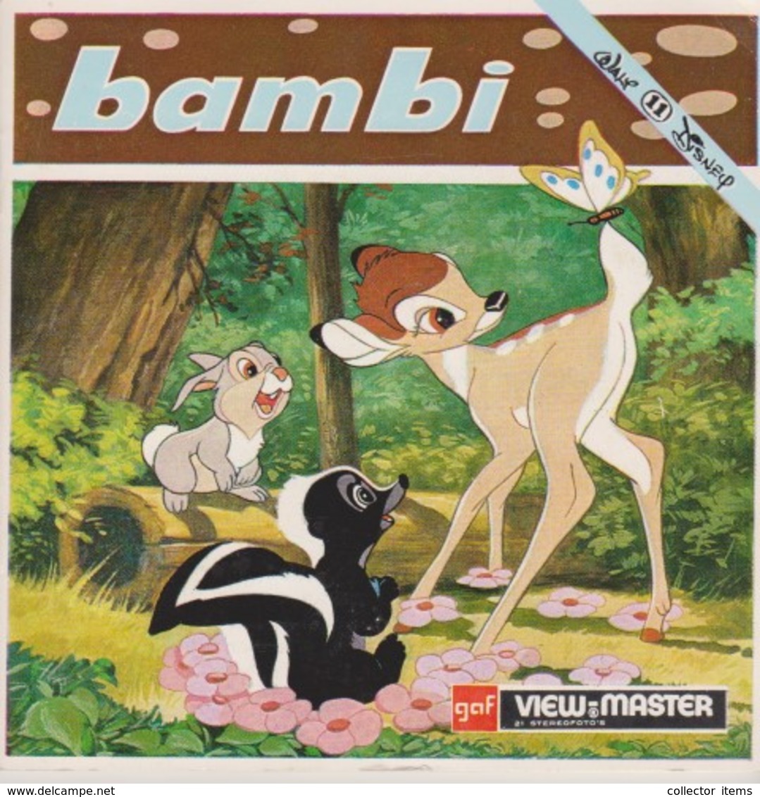 Viewmaster, Bambi - Jouets Anciens