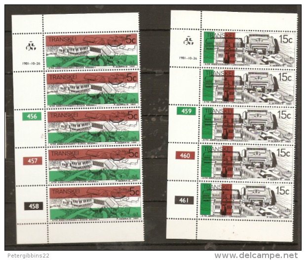 Transkei  1981 SG  97-8  Anniversary Independence  Unmounted Mint - Transkei