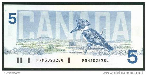 CANADA , 5 DOLLARS 1986 , P-95b , UNC - Kanada