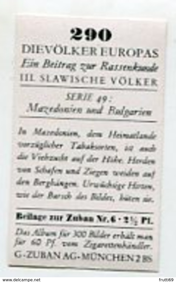 SB03069 ZUBAN / München - Die Völker Europas - 52 Bürger Aus La Bresse, Bourgogne - Autres & Non Classés