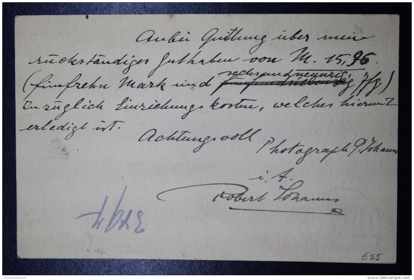 Luxembourg Uprated Einschreiben + Remboursement Postkarte  Mi 77  Luxembourg -&gt; Ettelbruck 1916 - Ganzsachen