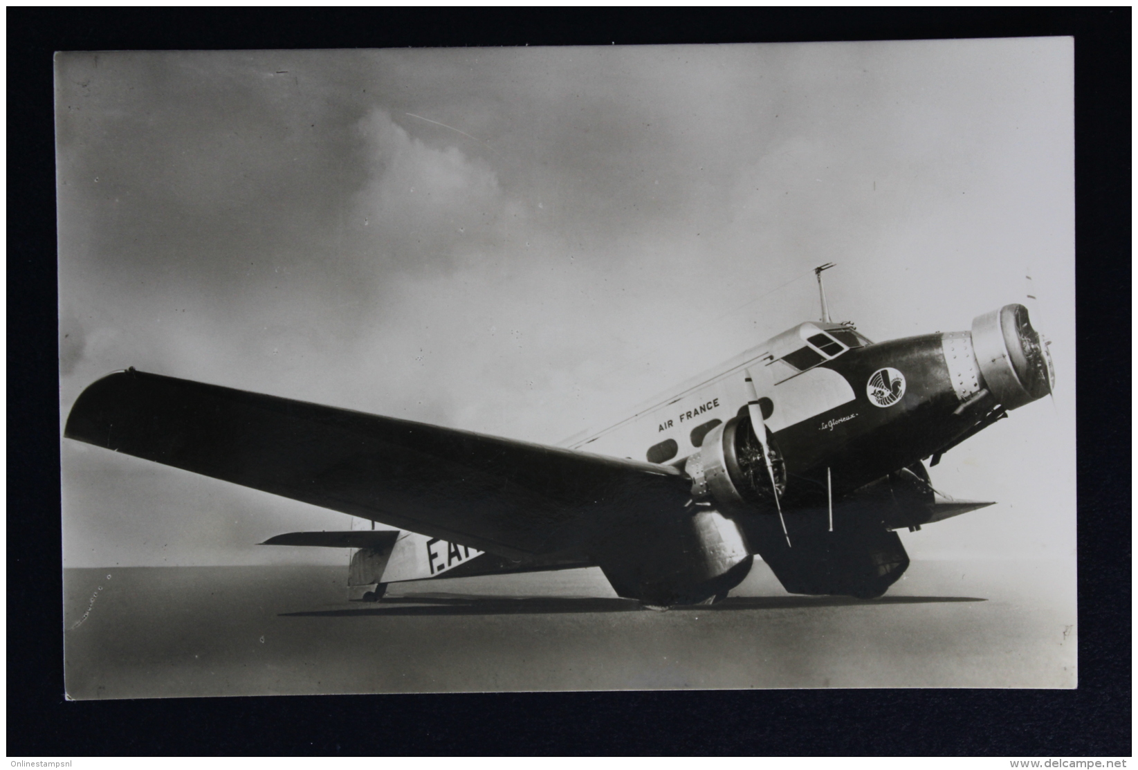 France Avion De Air France Le Glorieese - Lettres & Documents