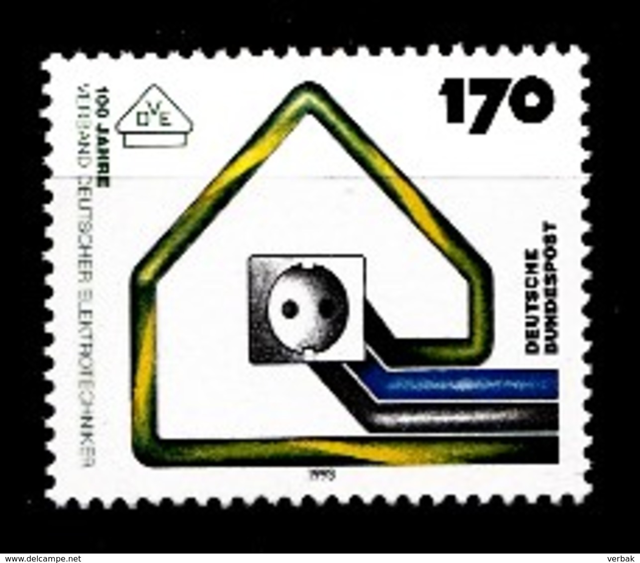 Allemagne Rep.Fed. 1993  Mi.:nr.1648 Verband Deutscher Elektrotechniker  Neuf Sans Charniere / Mnh / Postfris - Neufs