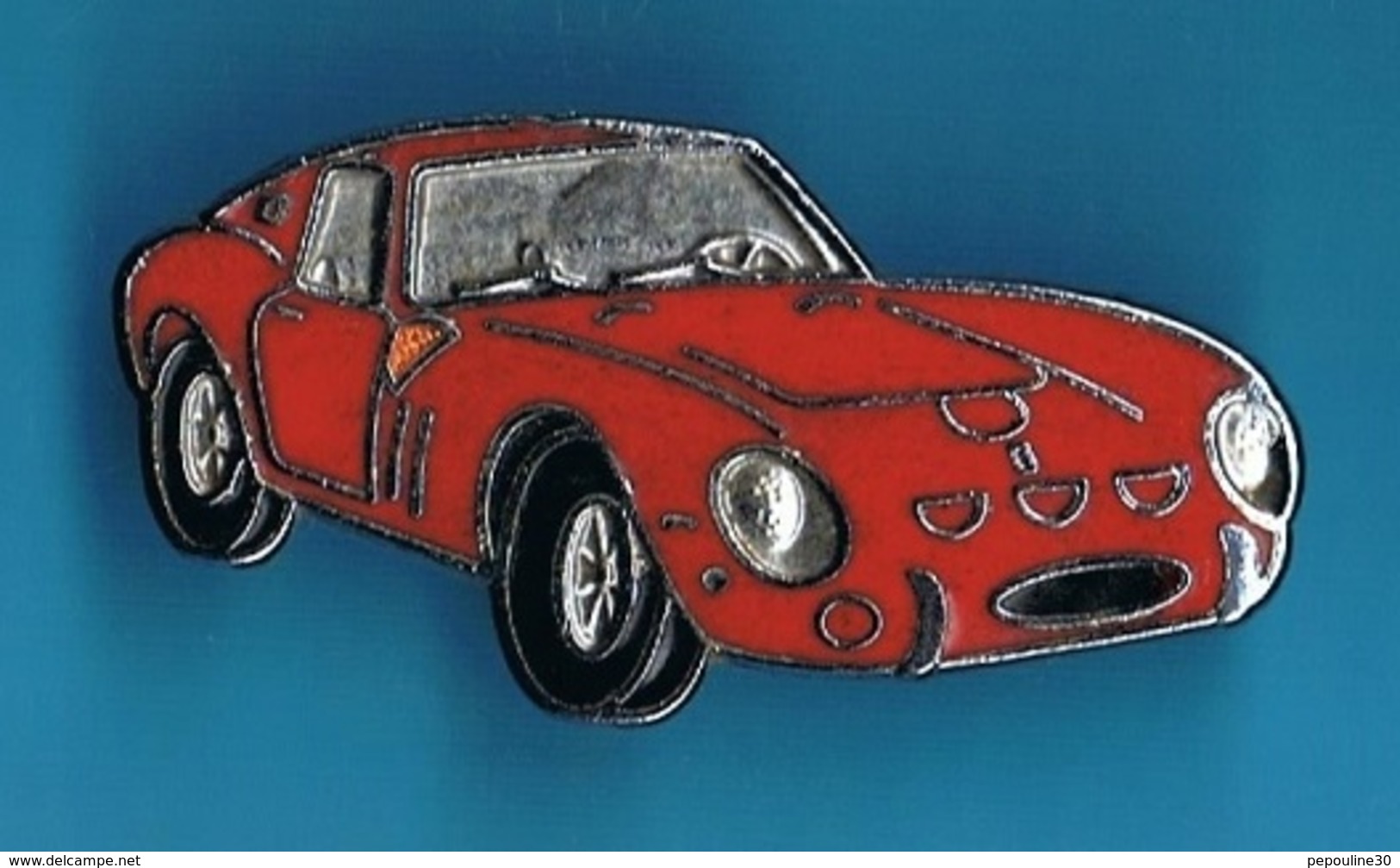 1 PIN'S  //  ** FERRARI 250 GTO / TRIPLE CHAMPION DU MONDE EN GT // 1962 / 63 / 64 ** - Ferrari
