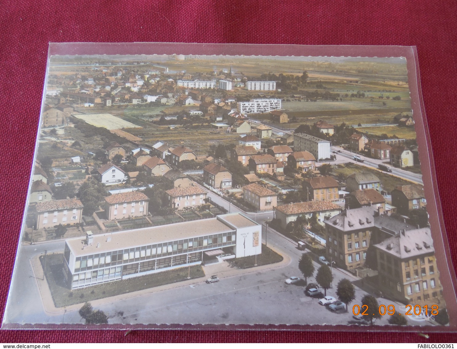 CPSM - Hagondange - Vue Aérienne - En 1er Plan, L'Hôtel De Ville - Hagondange