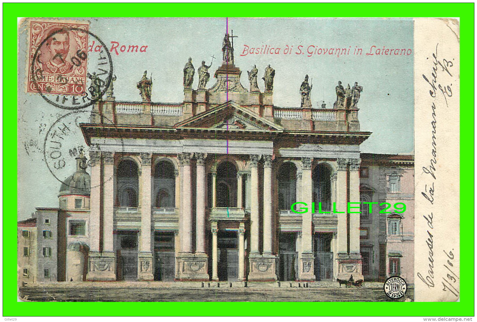 ROMA, ITALIA - BASILICA DI S. GIOVANNI IN LATERANO - TRAVEL IN 1906 - - Eglises