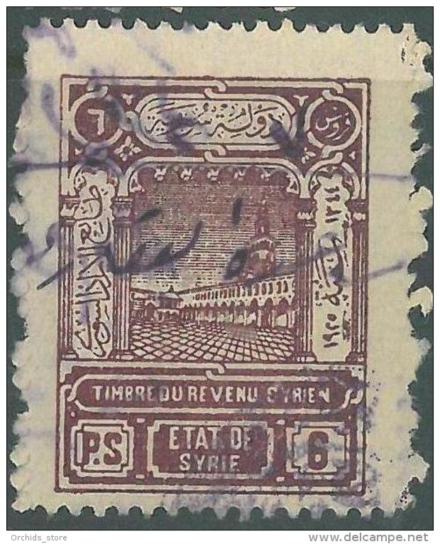 AS - Syria State 1925 General Revenue Stamp 6p Plum - Syrien