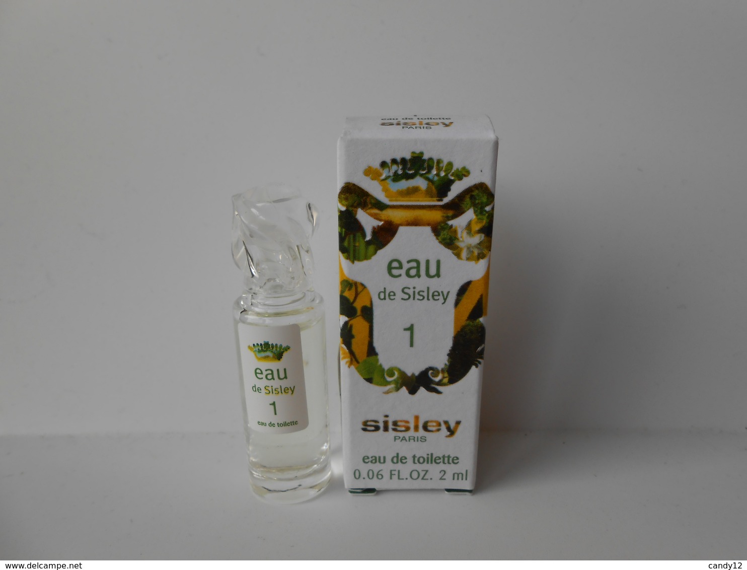 (D16) SISLEY Eau De Sisley 1 - Miniature De Parfum - Miniatures Femmes (avec Boite)