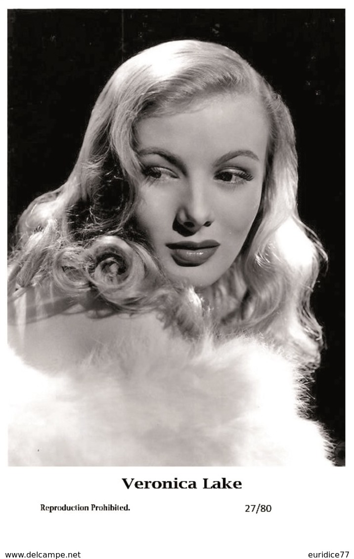 VERONICA LAKE - Film Star Pin Up PHOTO POSTCARD - 27-80 Swiftsure Postcard - Otros & Sin Clasificación