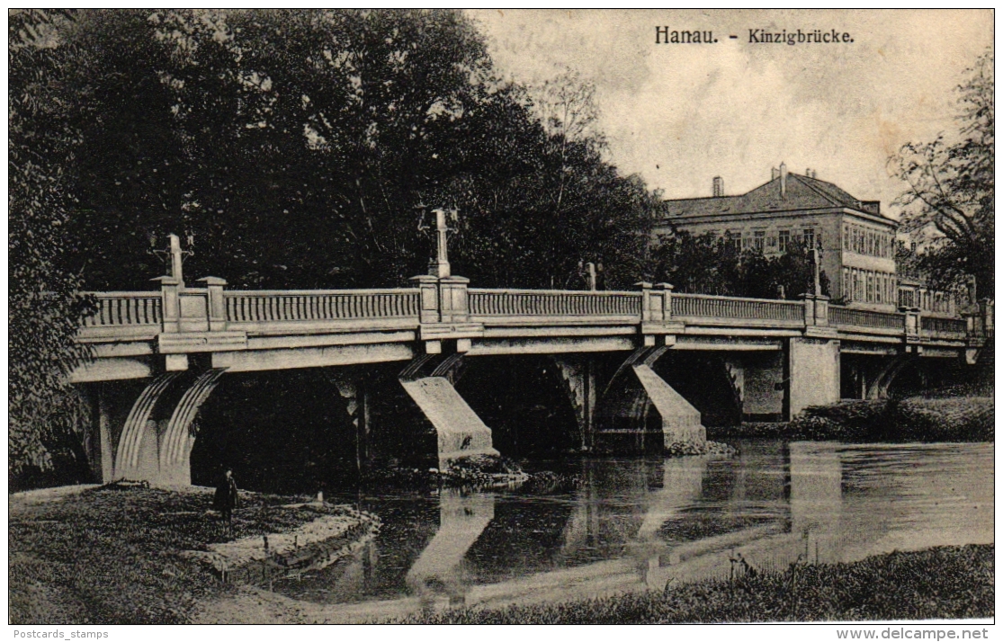 Hanau, Kinzigbrücke, 1907 - Hanau