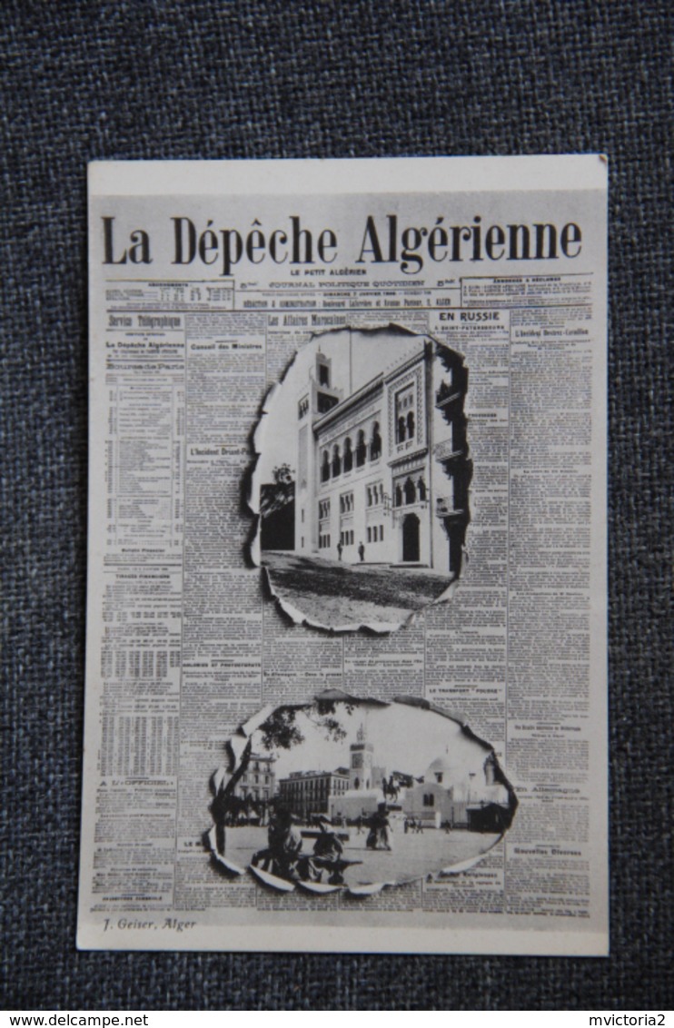 Journal : " La Dépêche Algérienne " - Autres & Non Classés