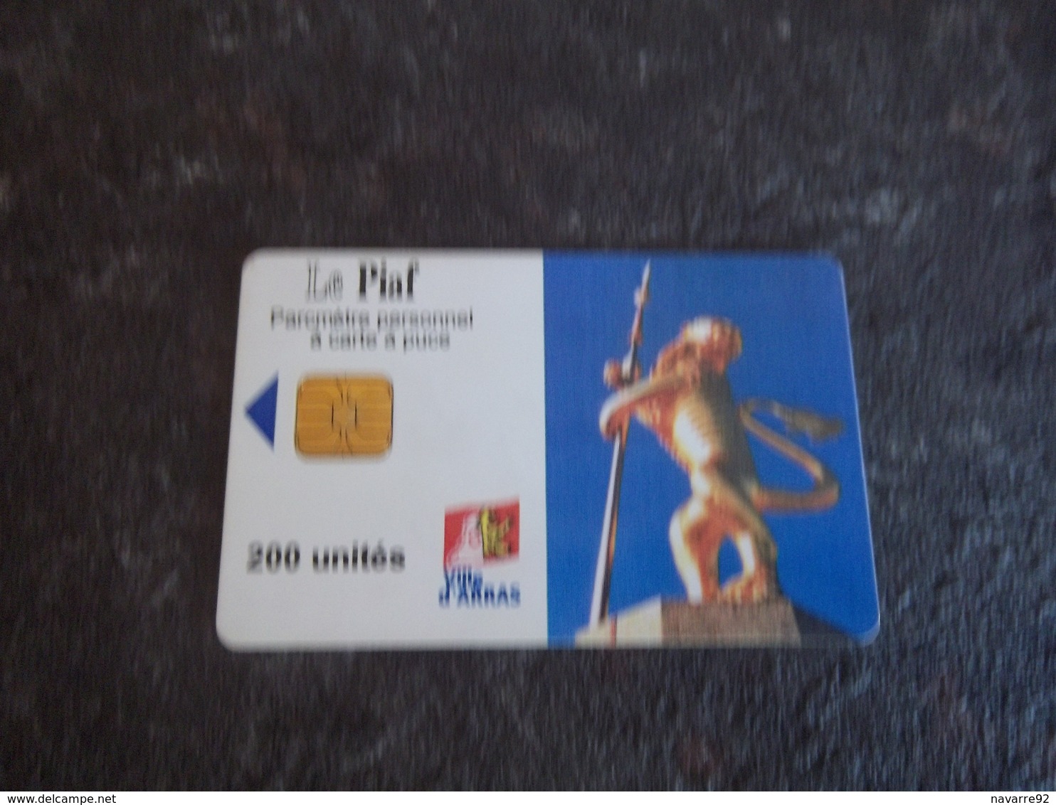 JOLIE CARTE A PUCE PIAF ARRAS 200u 1000ex DU 09/00 T.B.E !!! - Cartes De Stationnement, PIAF