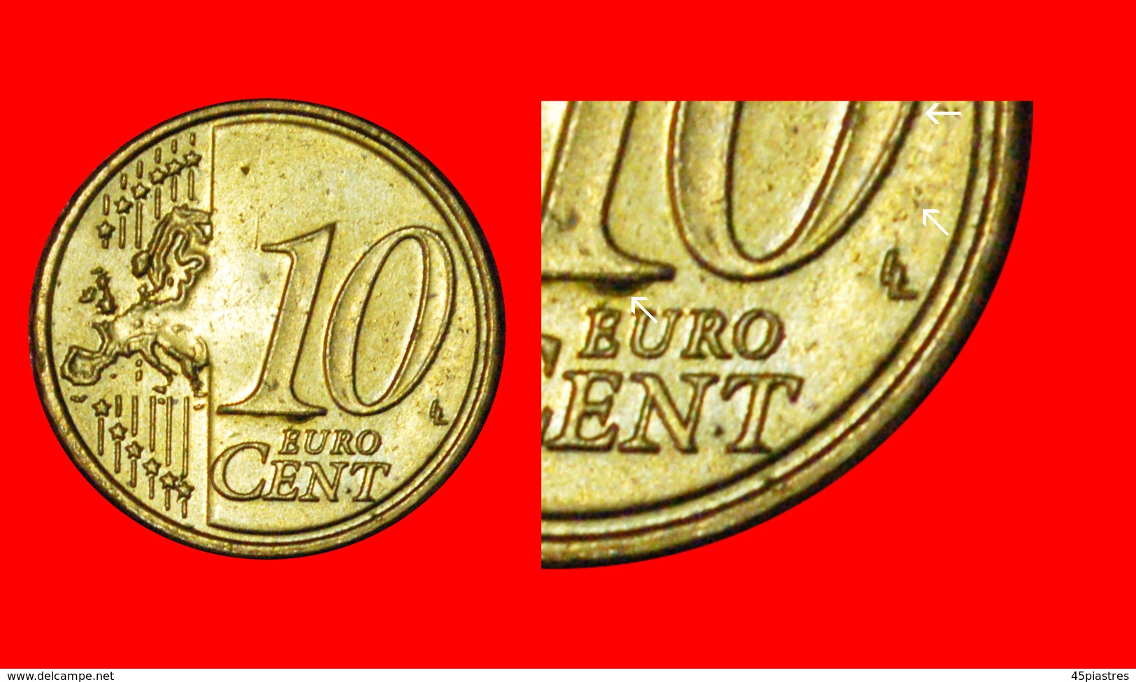 # RUDE DIES: CYPRUS ★ 10 CENT 2008 MINT LUSTER! LOW START ★ NO RESERVE! - Varietà E Curiosità