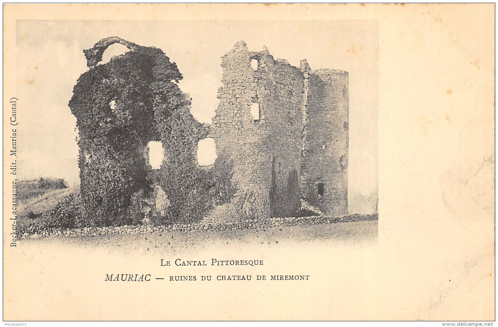 Mauriac - Ruines Du Château De Miremont - Mauriac