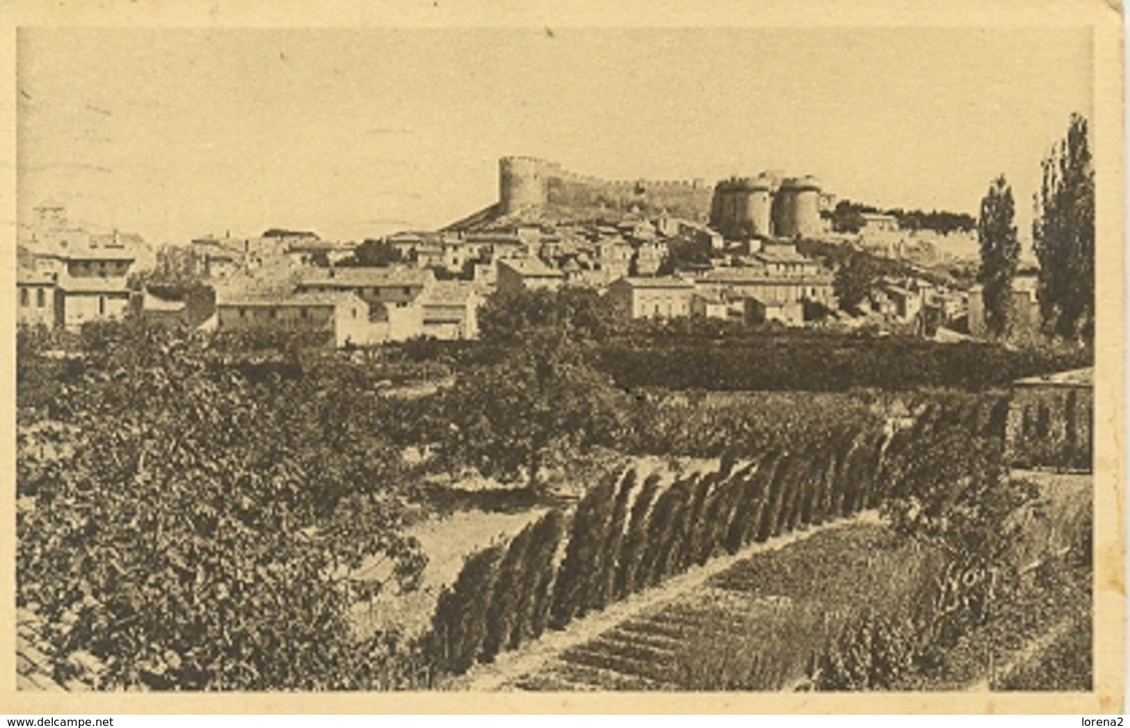 Postal Francia. Villeneuve Les Avignon. Le Chateau Fort. Ref. 7-3ay124 - Otros & Sin Clasificación