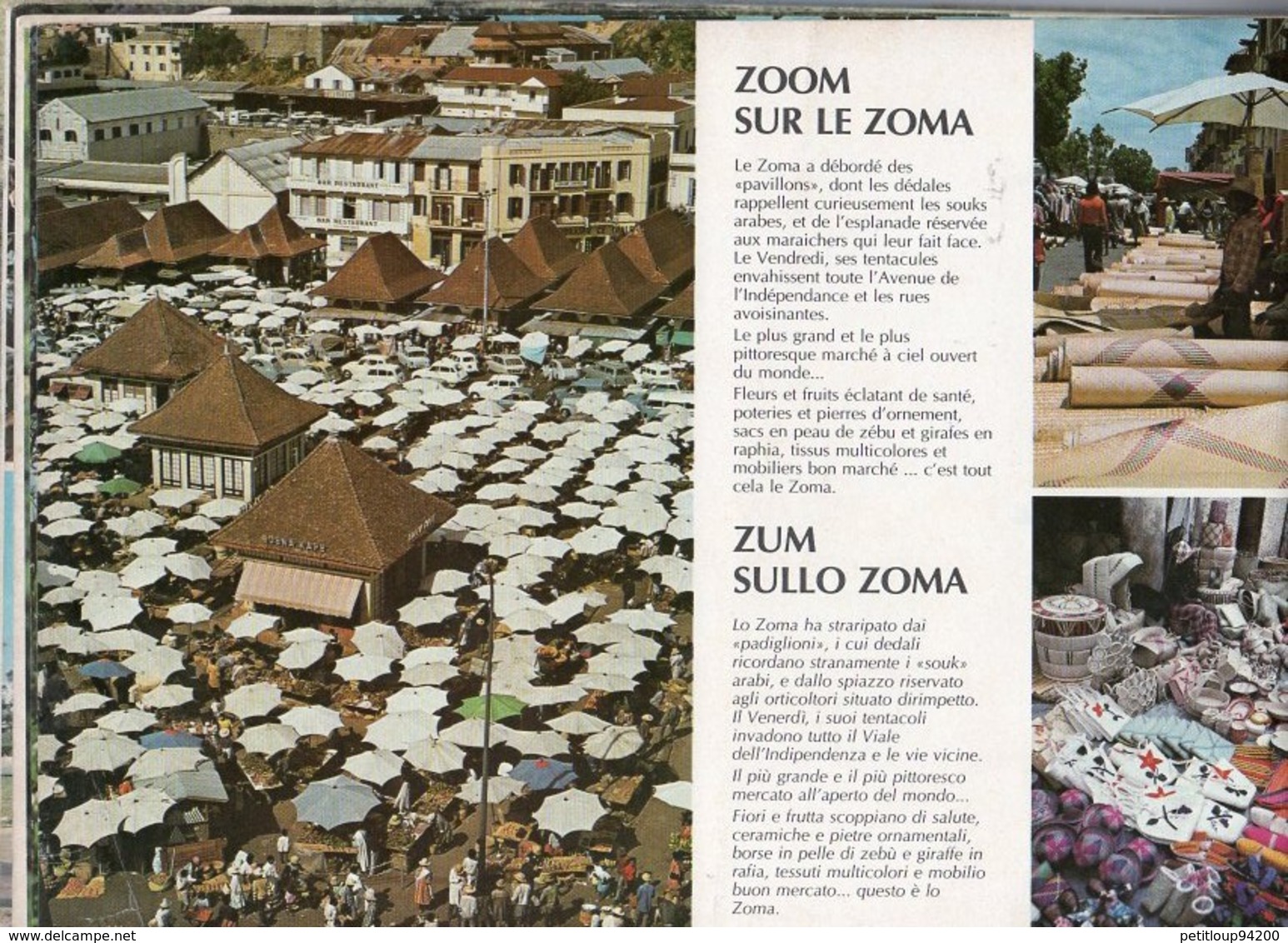 MAGAZINE INFLIGHT Air Madagascar *Antananarivo*Nosy Be*Ambohimanga*Mantasoa*Antsirabé*Nosy Ranja*Nosy Komba...ANNEE 1979