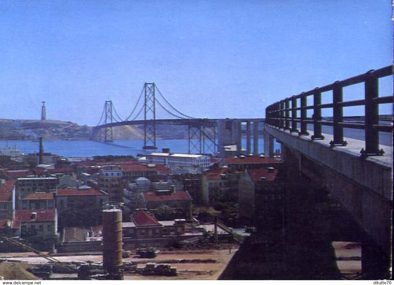 Lisboa - Ponte Salazar Sobre O Tejo - Formato Grande Viaggiata – E 7 - Altri & Non Classificati