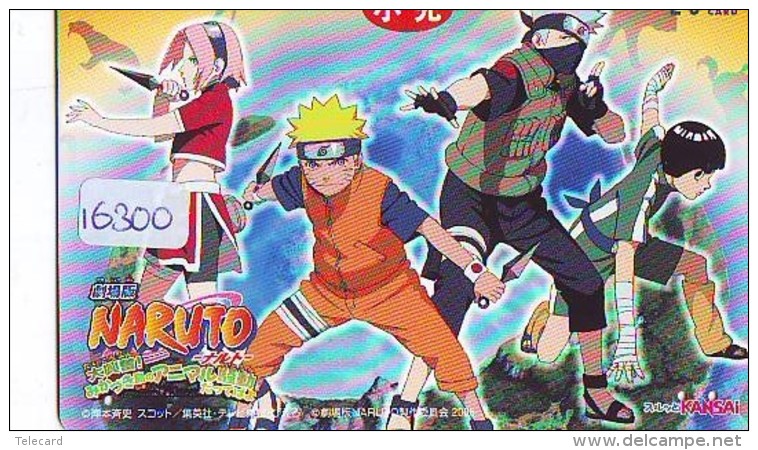 Carte Prépayée Japon * MANGA * NARUTO  (16.300)  ANIME Japan Prepaid Card - BD