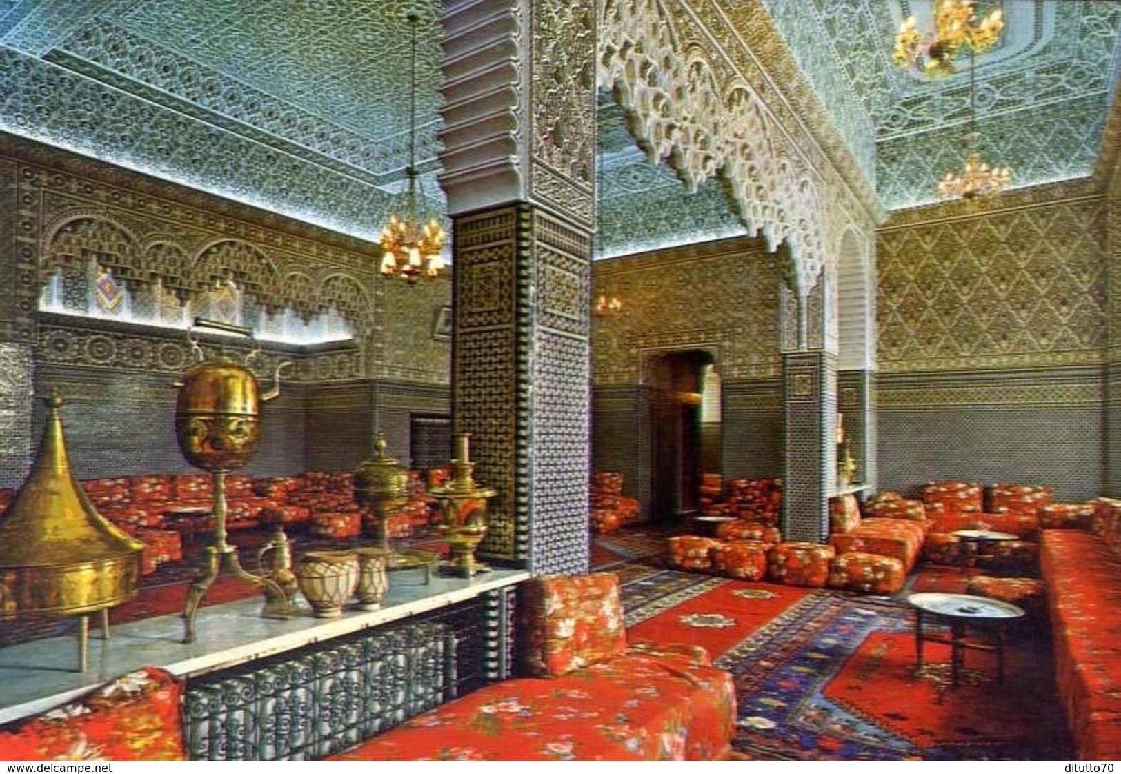 Meknes - Palais Bouaya - Salle De La Favorite - Marocco - Formato Grande Non Viaggiata – E 7 - Mondo