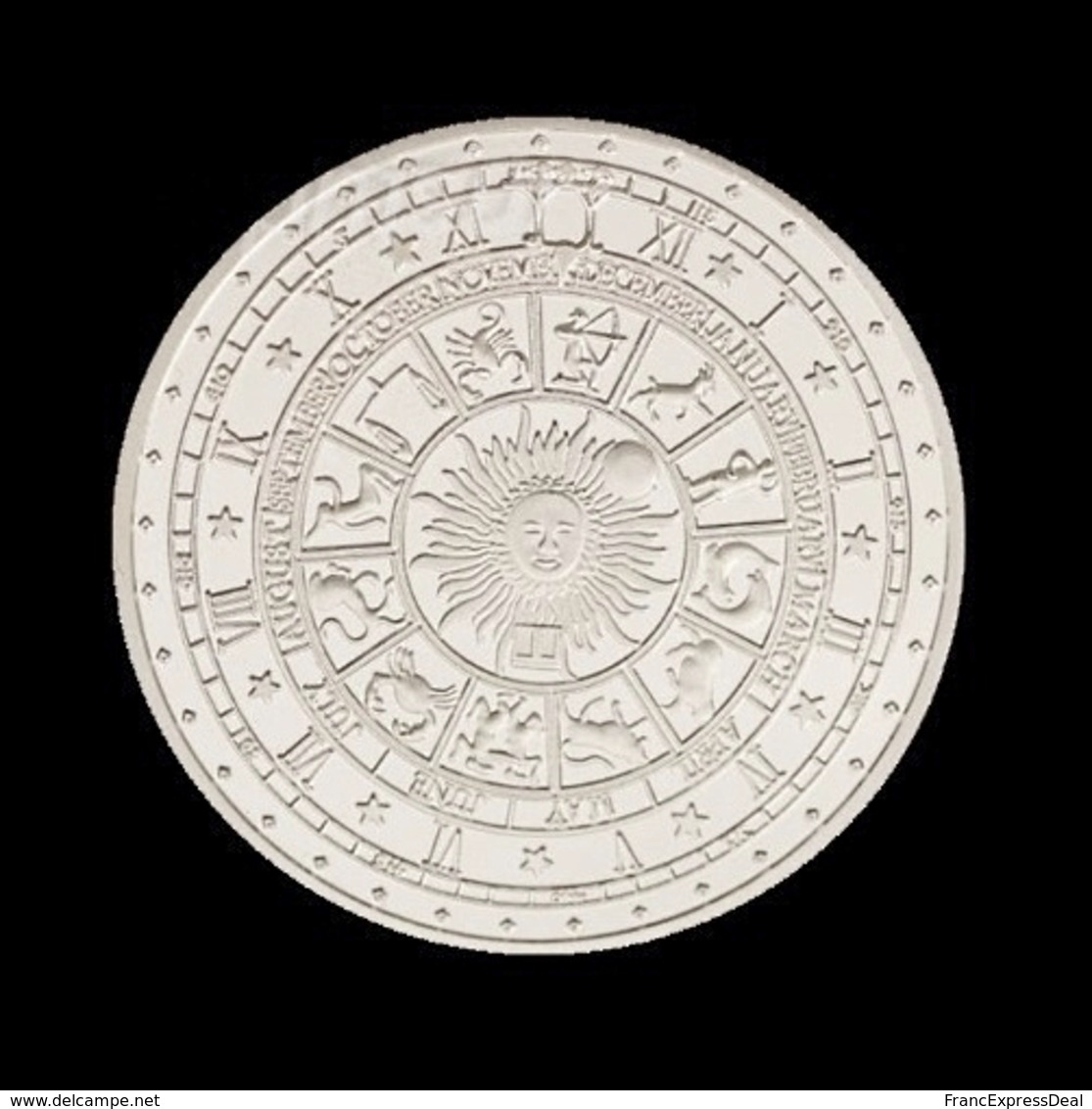 1 Pièce Plaquée OR Et ARGENT ( GOLD And SILVER Plated Coin ) - Tarot Divination Constellations - Altri & Non Classificati