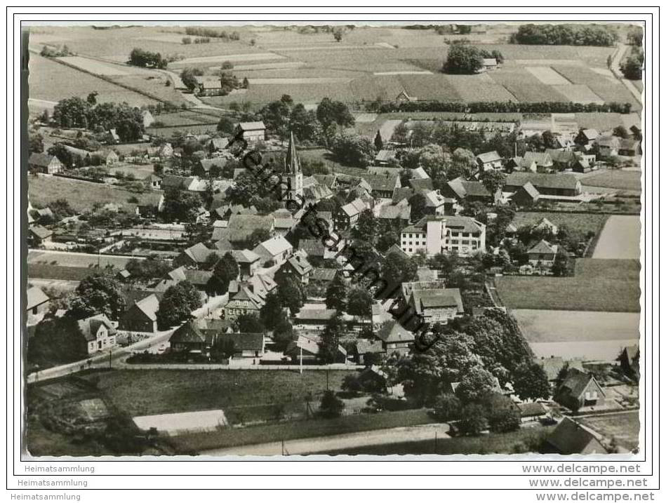 Harsewinkel - Greffen - Luftfoto - Foto-AK - Harsewinkel