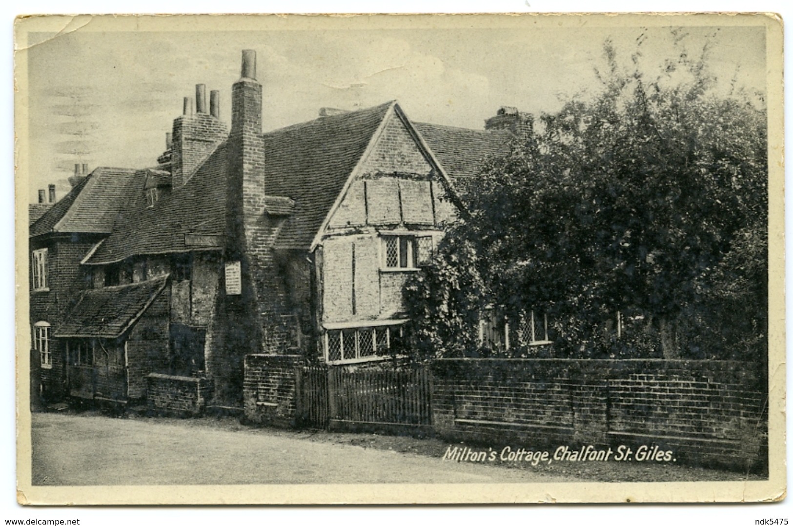 CHALFONT ST GILES : MILTON'S COTTAGE / ADDRESS - CROYDON, CEDAR ROAD (MULLINER) - Buckinghamshire