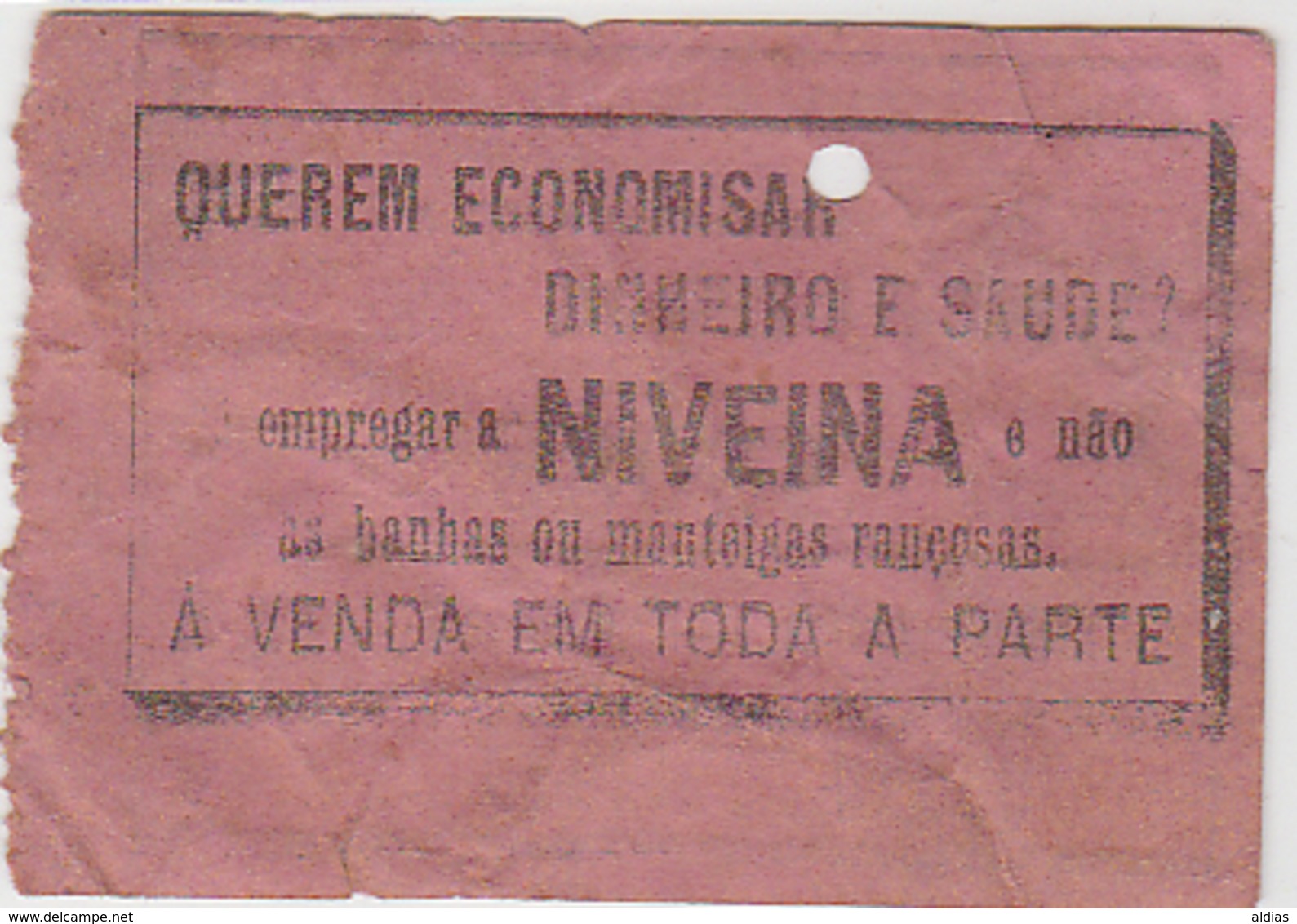 Portugal Elevador Do Carmo Transfer. Carris De Ferro Lisboa Bilhete 50 Reis.tram Ticket (crc 1905) - Europe