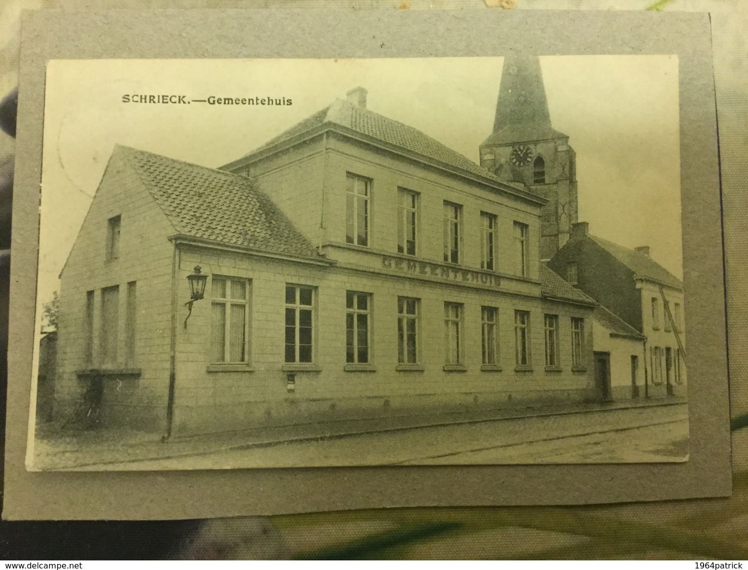 SCHRIEK BIJ HEIST OP DEN BERG 1920   SCHRIECK  GEMEENTEHUIS - Heist-op-den-Berg