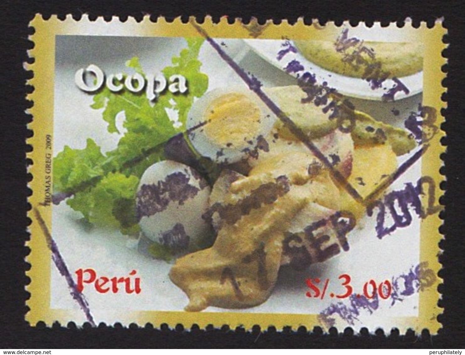 Peru 2009, Food, Gastronomy,  V1, Used - Peru