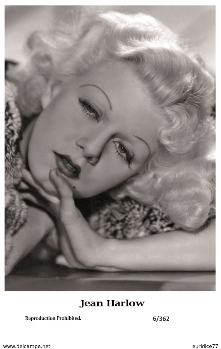 JEAN HARLOW - Film Star Pin Up PHOTO POSTCARD - 6-362 Swiftsure Postcard - Otros & Sin Clasificación