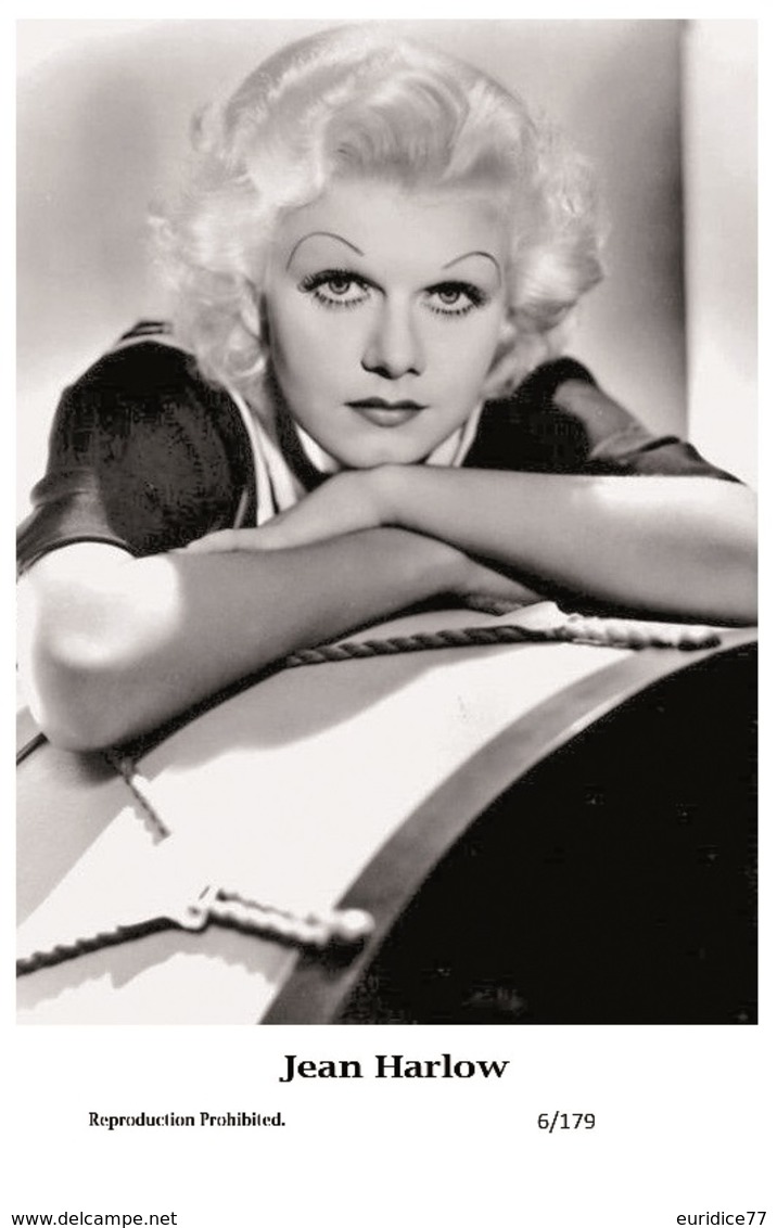 JEAN HARLOW - Film Star Pin Up PHOTO POSTCARD - 6-179 Swiftsure Postcard - Otros & Sin Clasificación