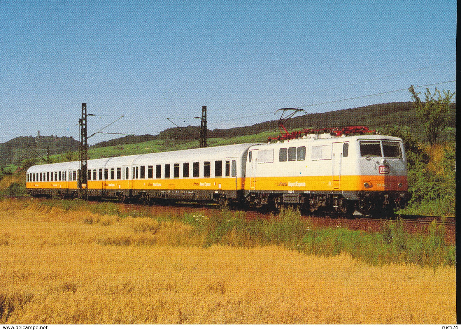 Luftansa - Airport - Express, ,electric  Locomotive 111 049-3 - Eisenbahnen