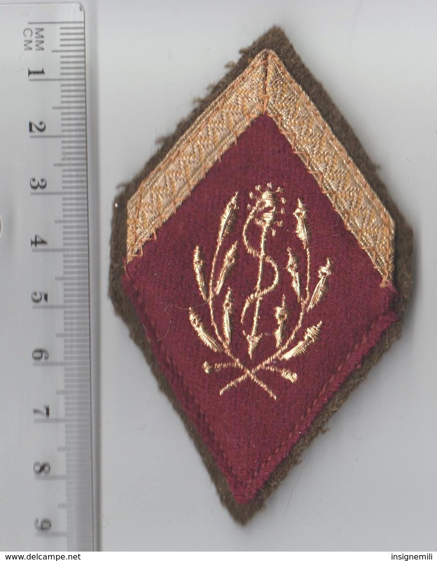 ECUSSON TISSU LOSANGE DE BRAS SERVICE DE SANTE - Patches