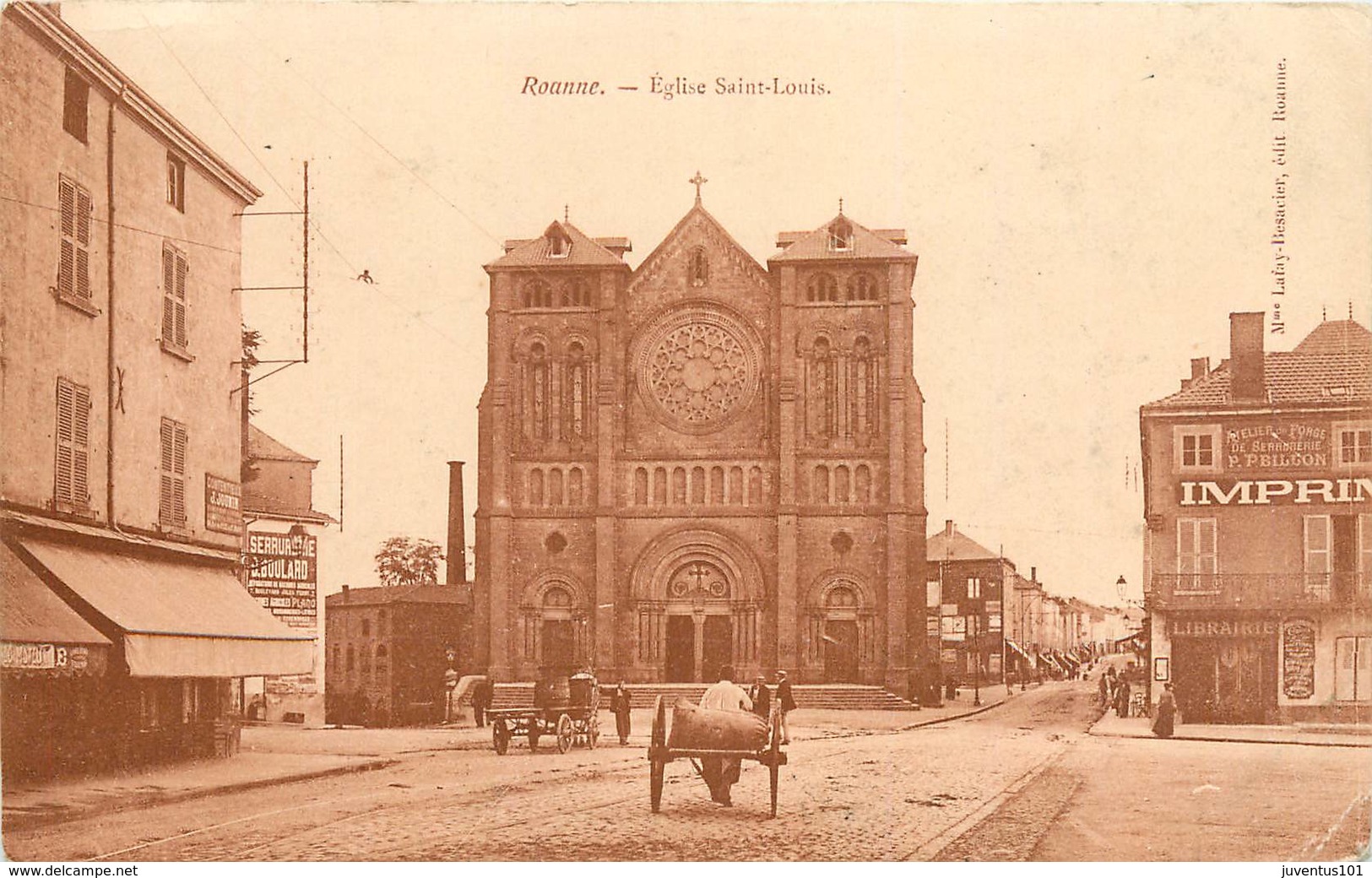 CPA Roanne-Eglise Saint Louis     L2665 - Roanne