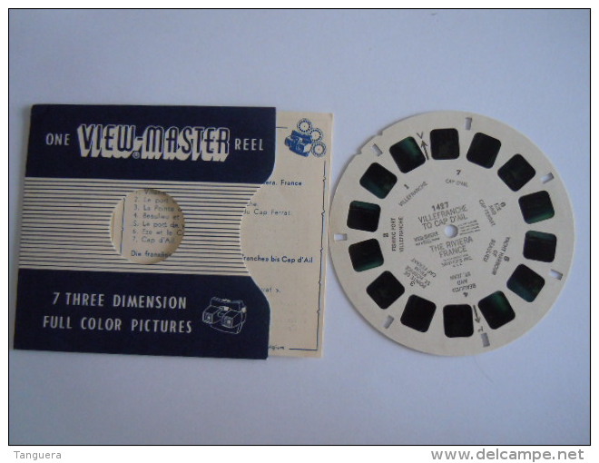 View-master Viewmaster 1427 Villefranche To Cap D'Ail The Riviera France 1 Reel Disque - Stereoscoopen