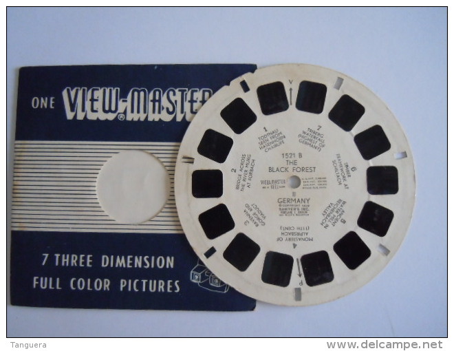 View-master Viewmaster 1521 B The Black Forest Germany II 1 Reel Disque - Stereoscoopen