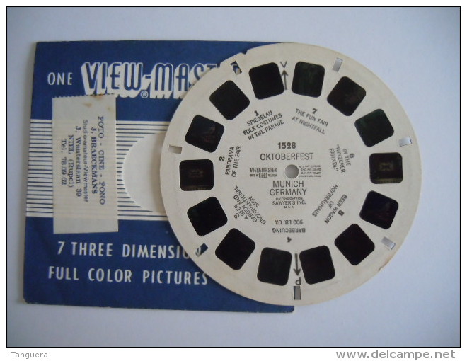 View-master Viewmaster 1528 Oktoberfest Munich Germany 1 Reel Disque - Stereoscoopen