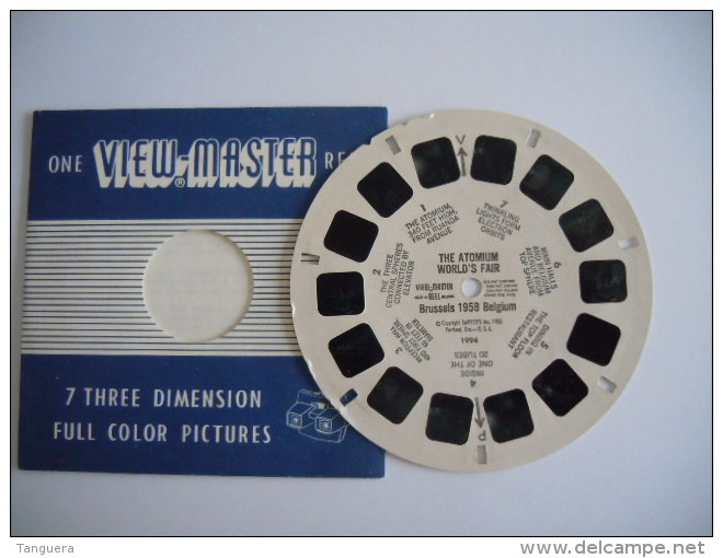 View-master Viewmaster 1994 The Atomium World's Fair Brussels 1958 Belgium 1 Reel Disque - Visionneuses Stéréoscopiques