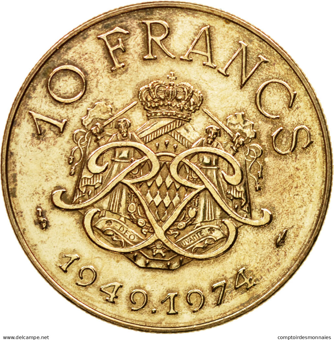 Monnaie, Monaco, Rainier III, 10 Francs, 1974, Paris, ESSAI, SPL - 1960-2001 Nouveaux Francs