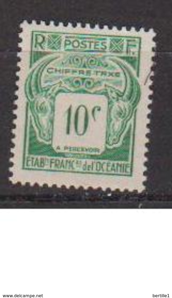 OCEANIE       N°  YVERT  :  TAXE 18  NEUF AVEC  CHARNIERES      (  CH 26  ) - Timbres-taxe