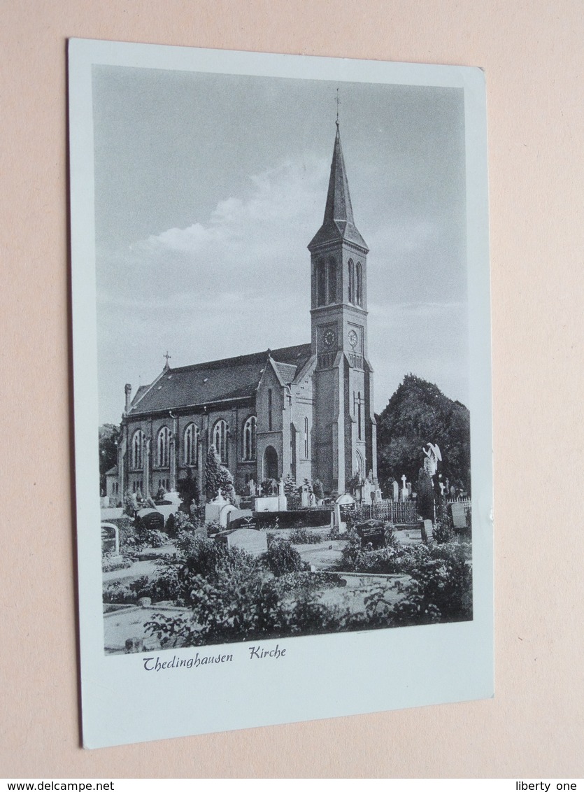 THEDINGHAUSEN Kirche ( E. Lange / Müller ) Anno 1959 ( Zie Foto's ) ! - Verden