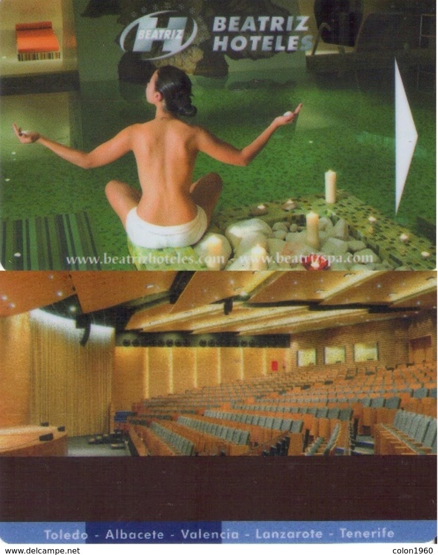 SPAIN. HOTEL KEY CARD. BEATRIZ HOTEL. (ALBACETE) 002. - Cartas De Hotels