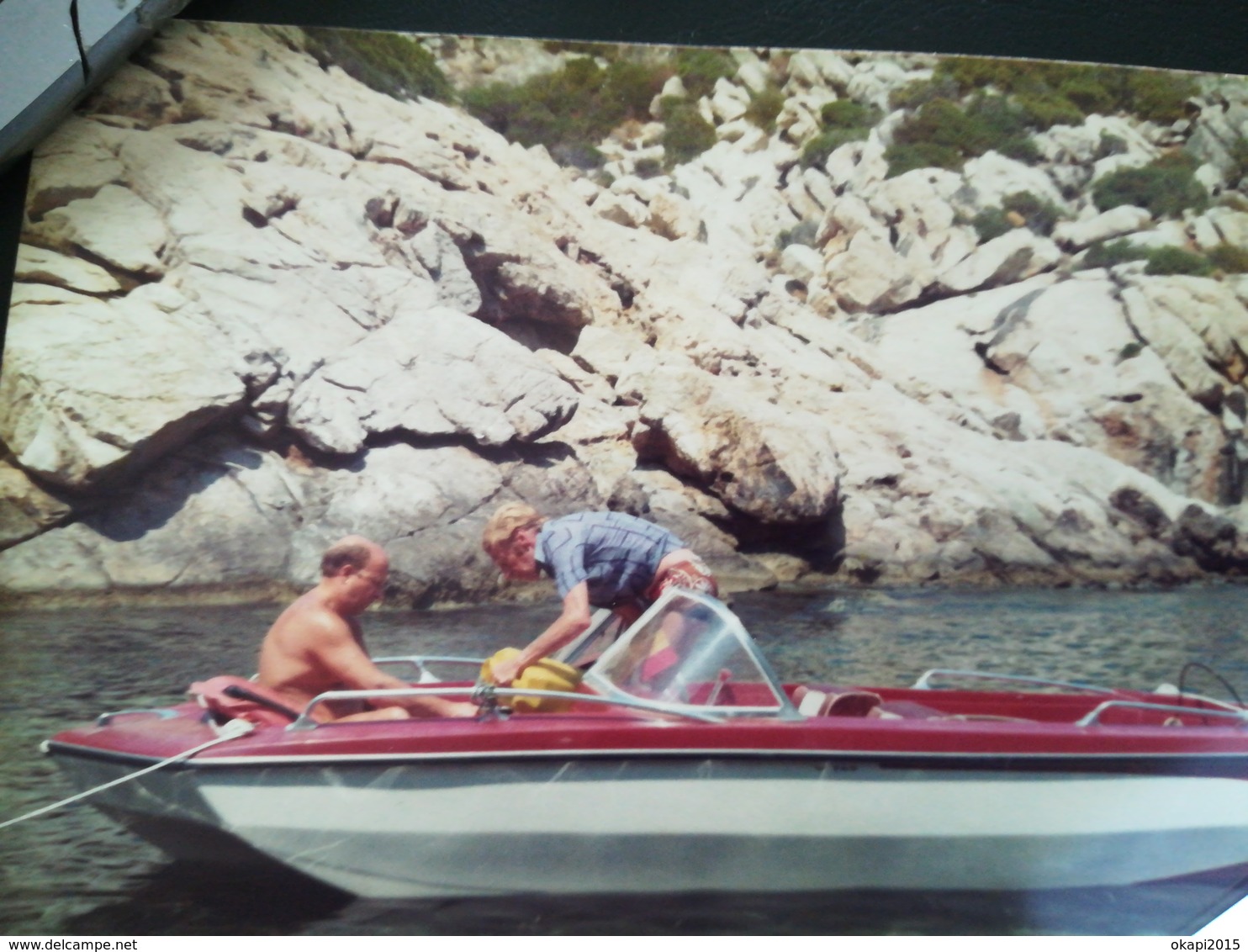 GROUPE DE VACANCIERS DE BELGIQUE À SANTA PONSA  MER ESPAGNE EN 1976 LOT 13 PHOTOS ORIGINALES EN COULEURS ANNÉE 1976