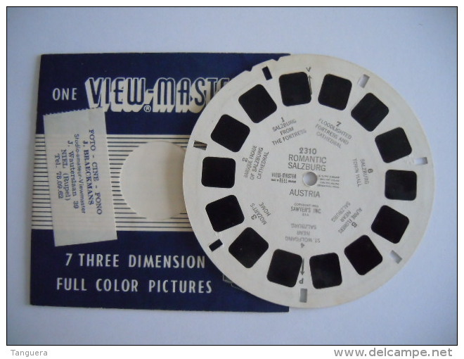 View-master Viewmaster 2310 Romantic Salzburg Austria 1 Reel Disque - Stereoscoopen