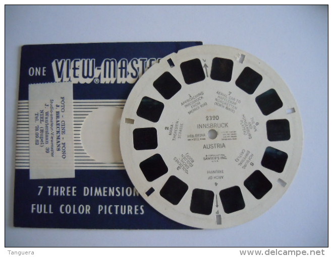 View-master Viewmaster 2320 Innsbruck Austria 1 Reel Disque - Visionneuses Stéréoscopiques