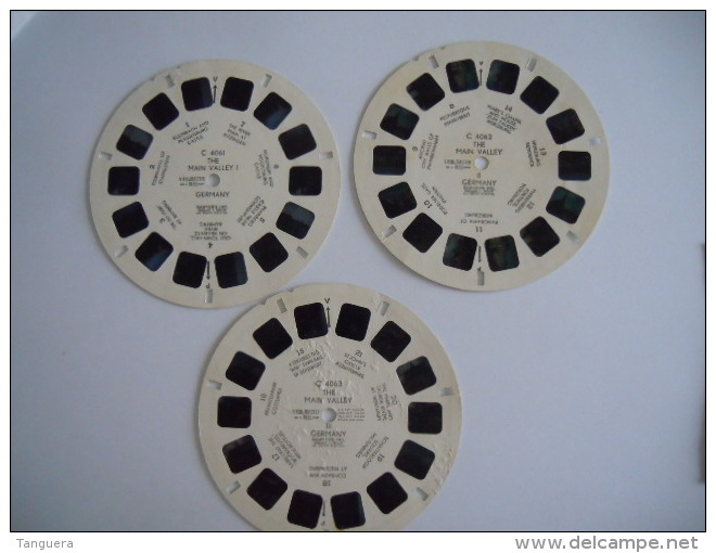 View-master Viewmaster C 4061 4062 4063 The Main Valley Germany I II III Reels Disques - Stereoscoopen