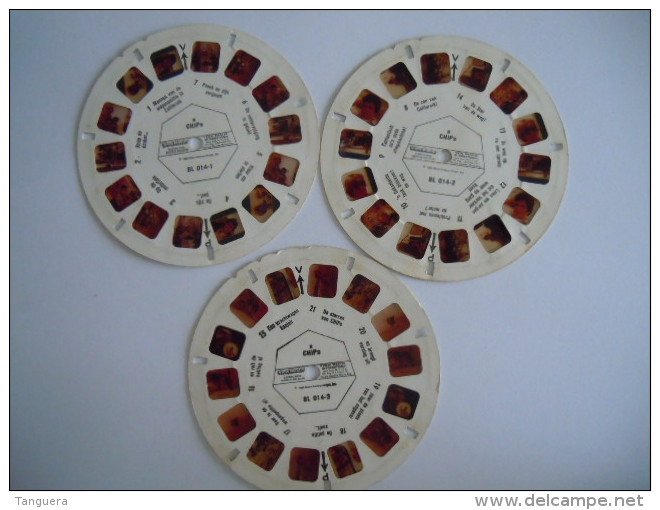 View-master Viewmaster BL 014-1 014-2 014-3 N Chips Reels Disques - Visionneuses Stéréoscopiques