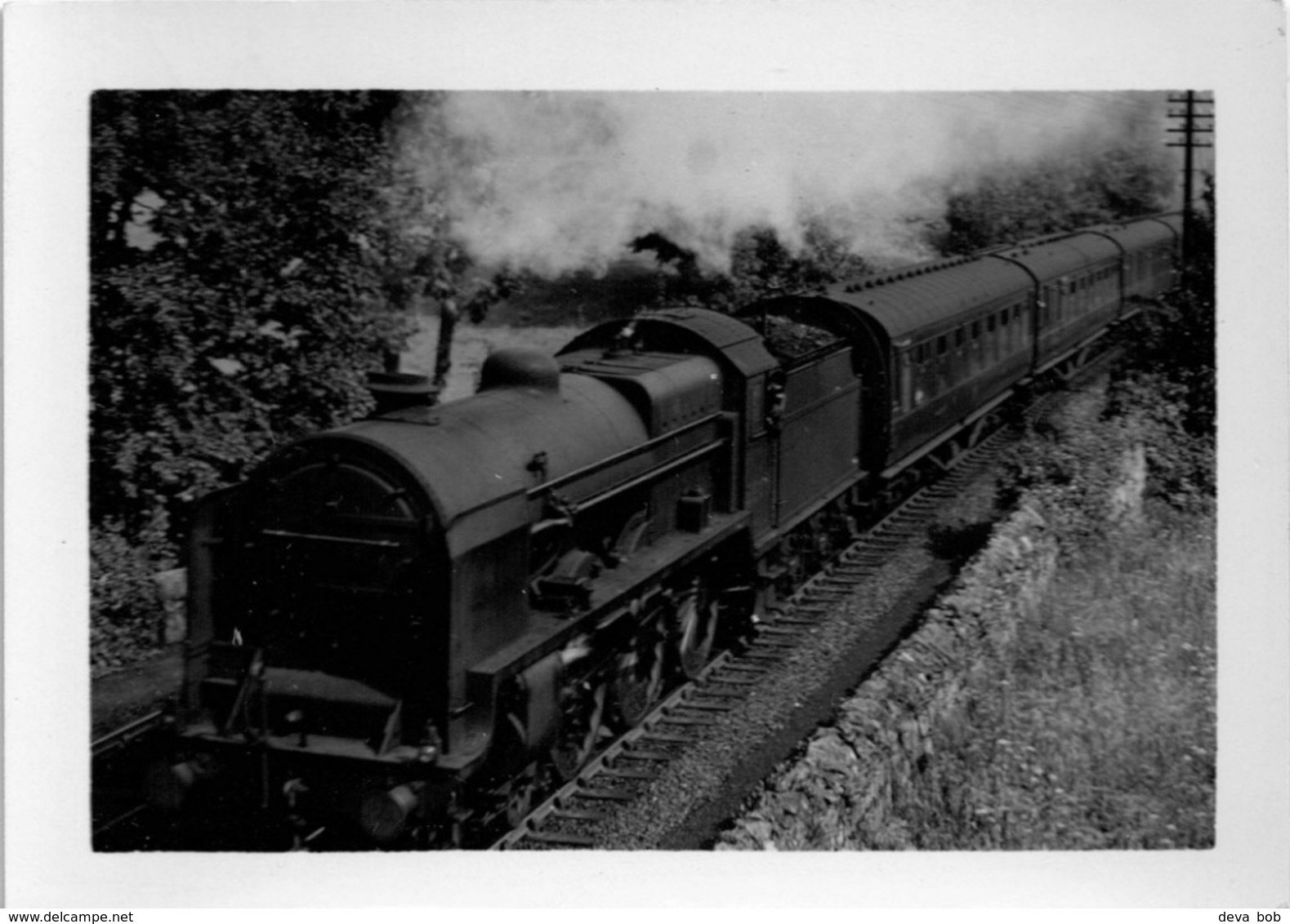 Railway Photo LMS Patriot 5505 The Royal Army Ordnance Corps Fowler 4-6-0 Loco - Trains