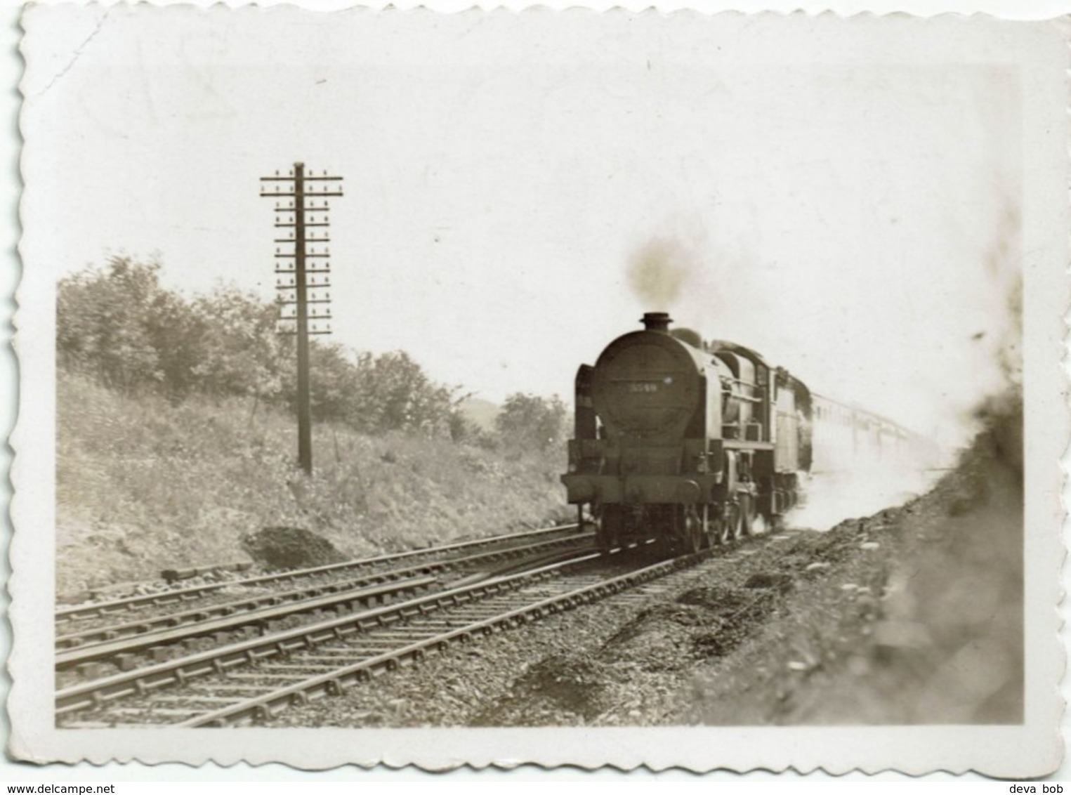 Railway Photo LMS Patriot 5549 Fowler 4-6-0 Loco - Trains